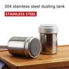Stainless Steel Coffee Shaker Cocoa Chocolate Flour Powdered Sugar Sieve Filters Kitchen Cake BBQ Tools With Lid for Coffee Tool