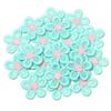 20pcs/lot Double Color Flower Mesh Embroidery Patches Applique For Girls Clothing Dress Headwear Hair Clips Decor Accessories