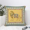 Retro Animal Pattern Decor Gift For Vintage Lovers Cushion Cover Skinsoft Pillow Cover Festive Home Accent Sofa Bed