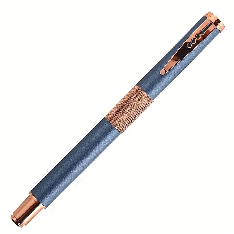 Stylo signature en métal de luxe de haute qualité, stylo à bille pour l'écriture professionnelle (encre noire)