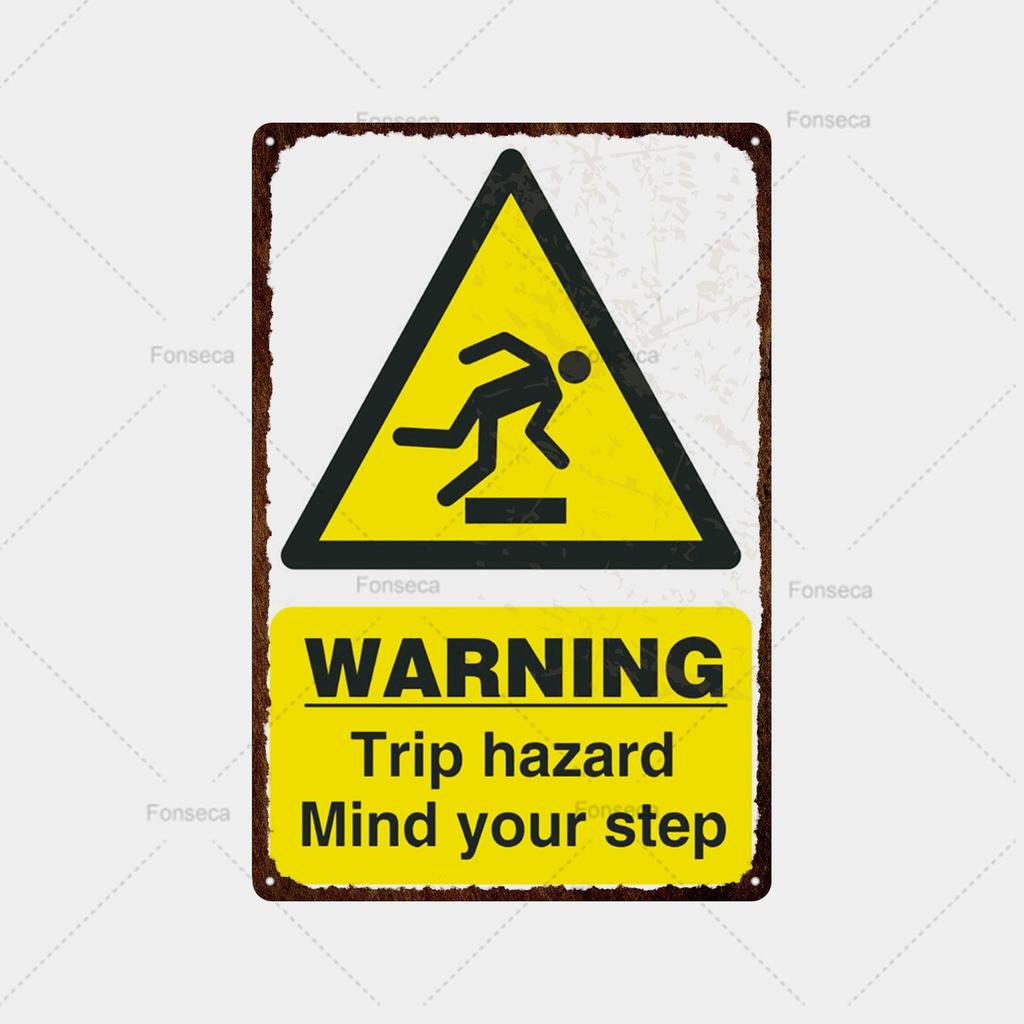 Forbud advarselskilt metallskilt retro blikkskilt plakett metallbar retro veggdekor hjem klubb mannehule metallplakat