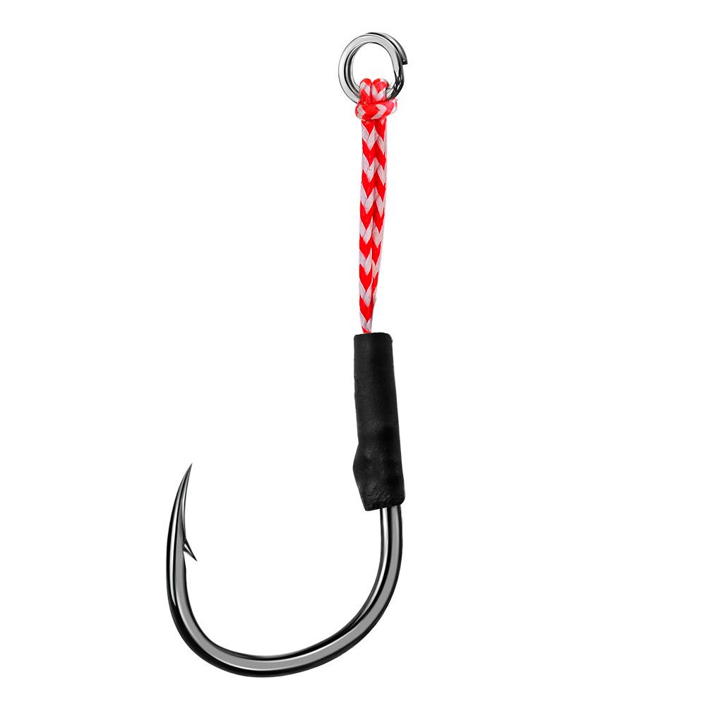 Iron Plate Single Feather Hook for Sea Fishing - Double Hook Lure
