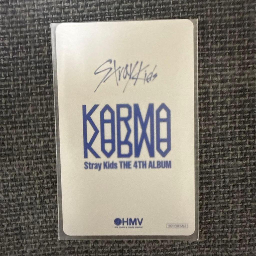 [USED] Stray Kids Felix Exhibition CD Purchase Bonus Trading Card