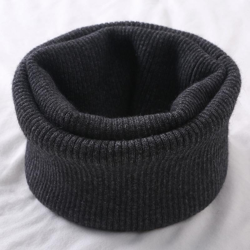 Unisex Winter Cashmere Snood: Windproof Scarf, Neck Warmer, and Mock Turtleneck for Cycling and Cold Weather Protection.
