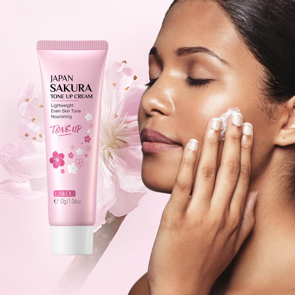 LAIKOU Sakura Skin Care Cream 30g Krem do pielęgnacji skóry i nawilżania twarzy