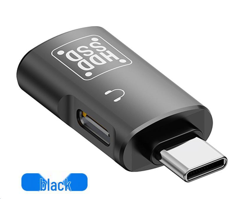 USB-C OTG Adapter for Charging and Earphones, Compatible with Apple 15 & Huawei Android Phones, PD 10W Support.