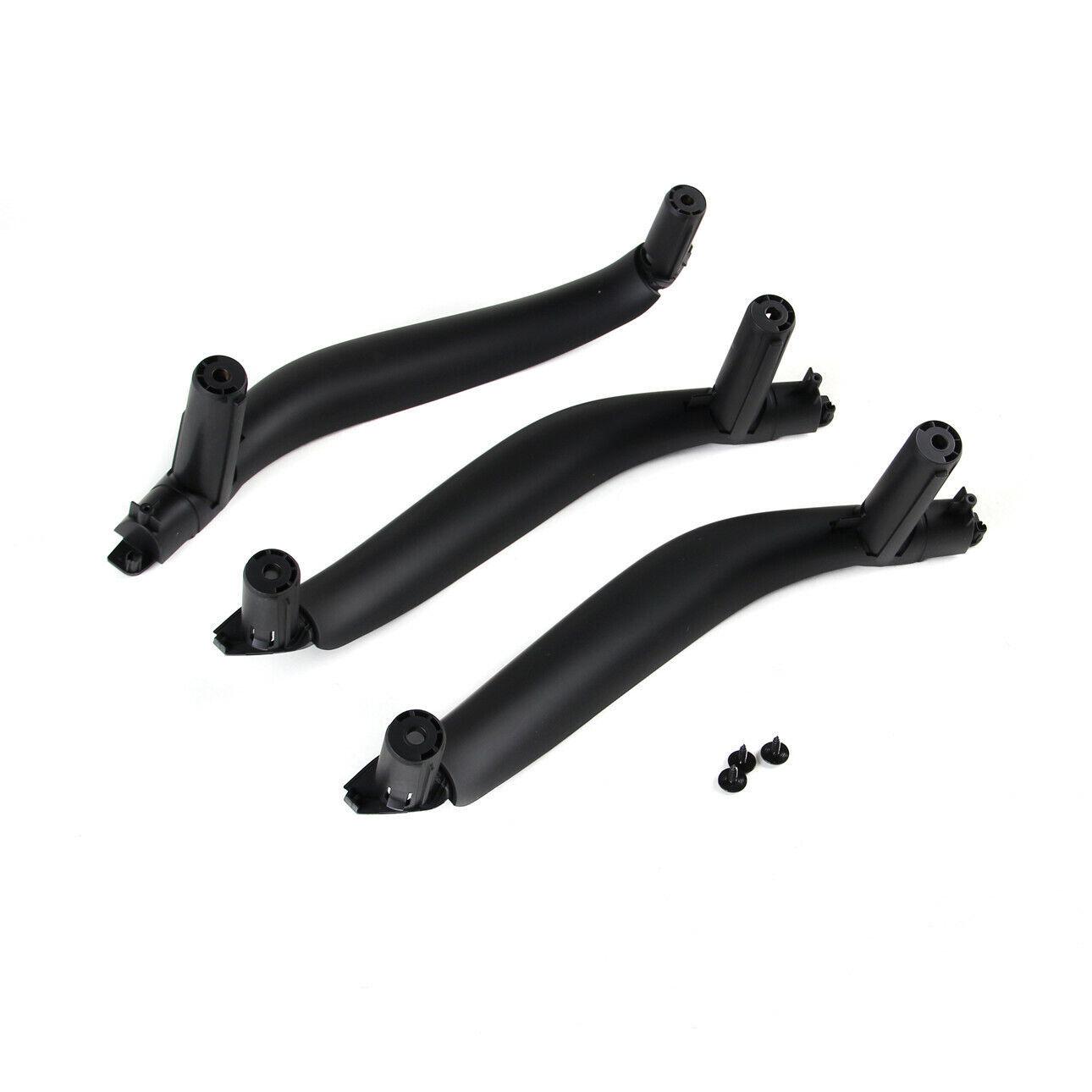 

51417292244 BMW F15 X5 Armrest Door Handle Set, Black, Non-stick, 3-Piece Set No