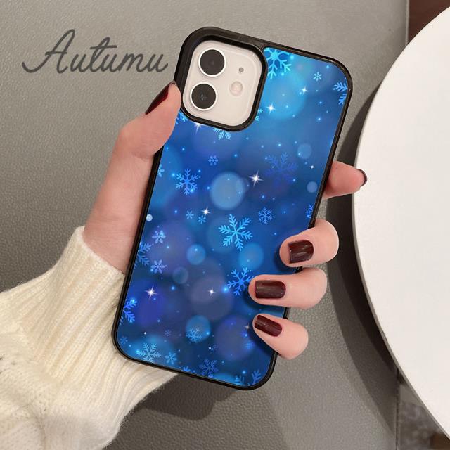 

Чехол для телефона «Рождественские снежинки» для iPhone 11 12 13 14 Pro Max mini X XR XS SE 2020 6S 7 8 Plus Samsung Galaxy S21 S22 Samsung S22ultra