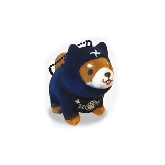 SK Japan Chuken Mochishiba Okaka Ninja Plush Toy Ball Chain 16891