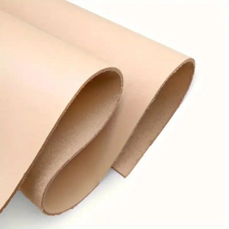 Planted tanned leather, genuine leather, top layer cowhide, tree paste leather, DIY handmade original color, dyed tanned leather