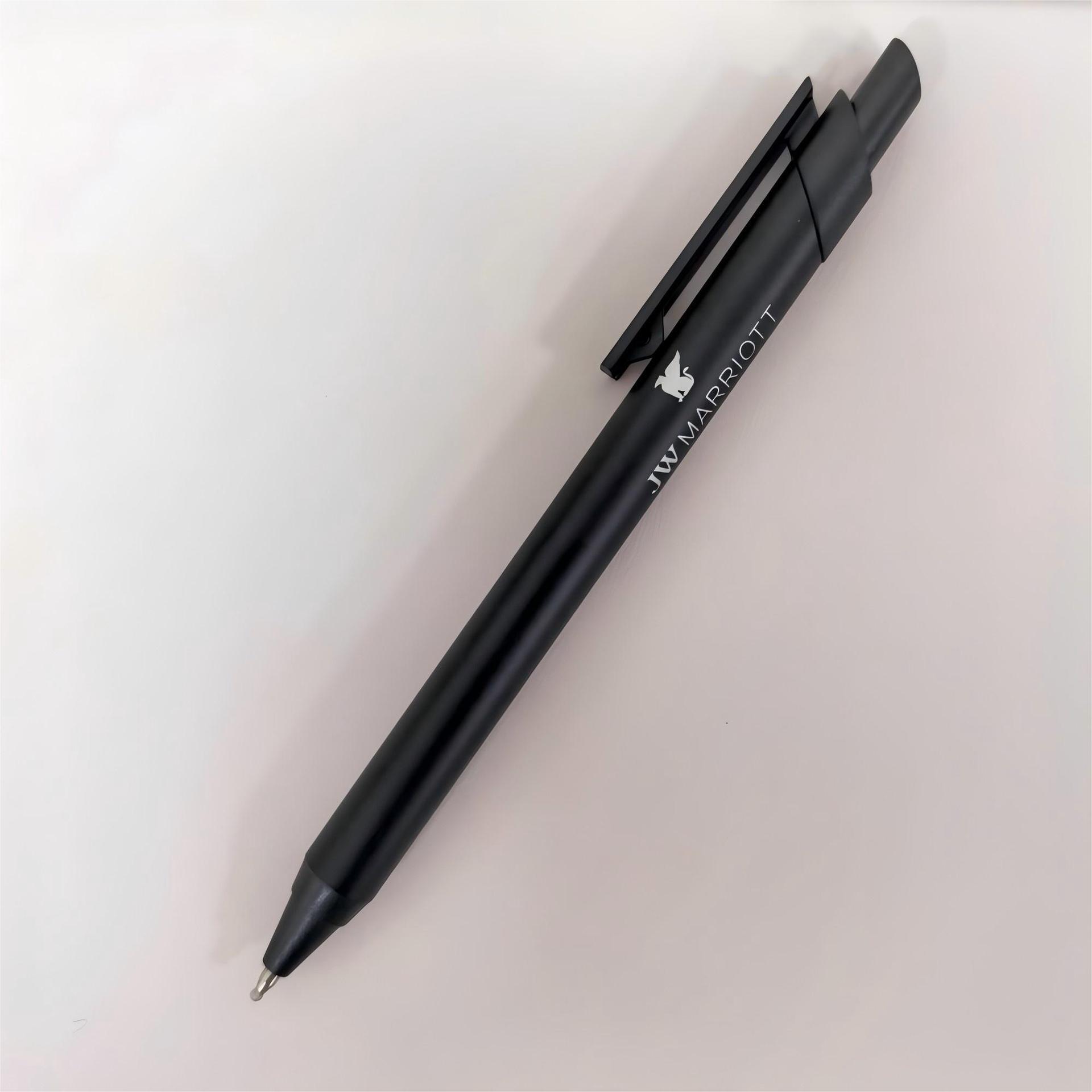 JW Marriott Custom Logo Metal Ballpoint Pen - Corporate Gift & Promotional Item Bullet Type 1.0