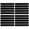 20pcs Absorbent Sweat Pads Hat Sweat Liner Clothing Collar Sweat Absorption Strips