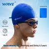 Colorful Silicone Swim Cap for Men & Women – Enlarged, Thickened, Waterproof for Long Hair