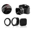Mirrorless Camera Lens Hood, Aluminum Build Various Size Prevents Lens Ghosting 37/39/40.5/46/43/49mm