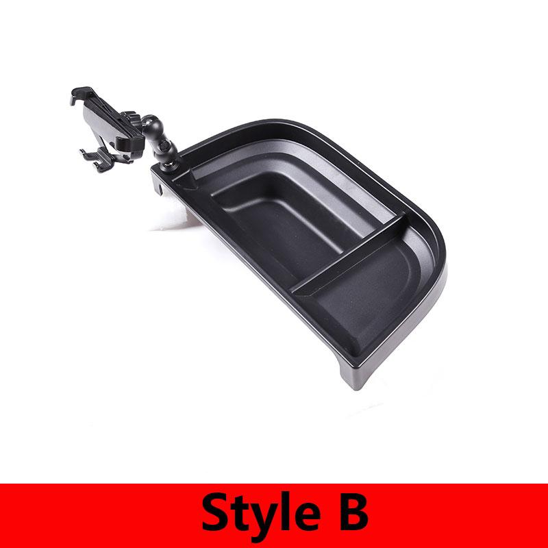 For Ford Maverick -25 ABS Black Car Dashboard Storage Box Tray Phone Holder GPS Navigation Bracket Interior Car Accessories