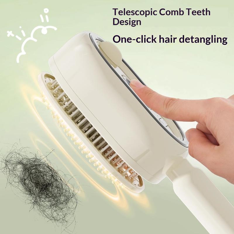 3 In 1 Electric Hair Care Spray Comb Air Cushion Massage Design for Taming Frizzy Hair Travel Personal Use
