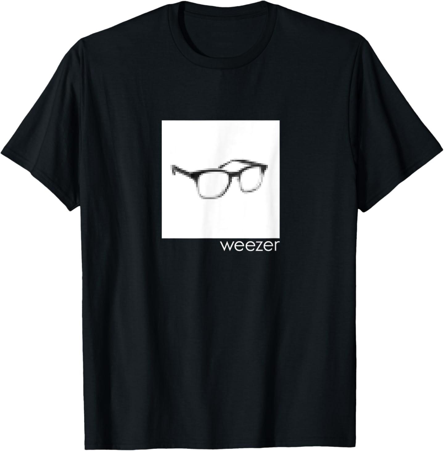 

Weezer - Pixel Glasses T-Shirt Mens Womens Tees Top XL