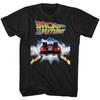 Retour vers le futur Feux arrière Noir T-shirt adulte