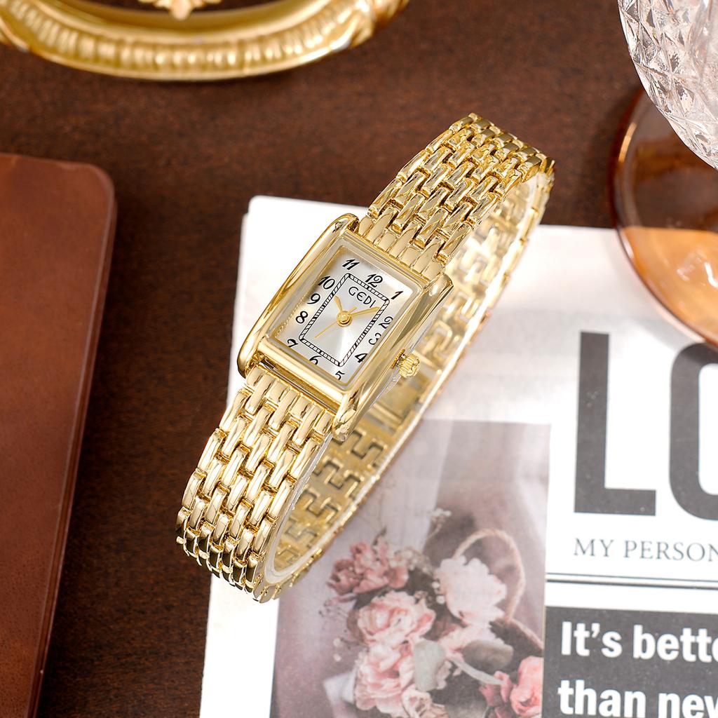 Square Retro Bracelet Watch Women'S Niche High-Value Watch