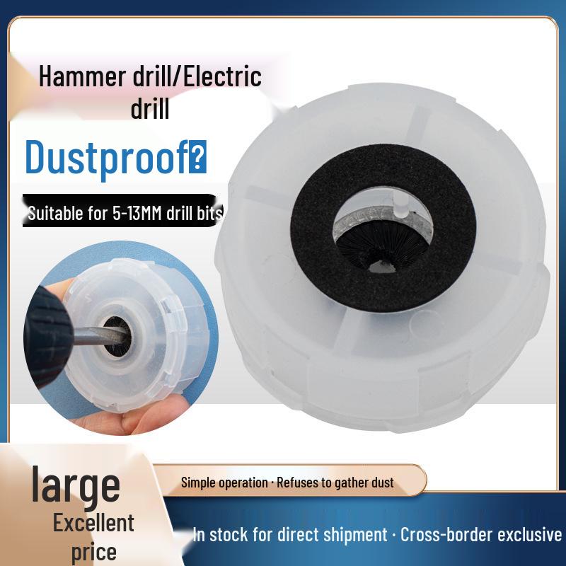 Mini Impact Drill Dust Cover - Household Dustproof Shield for Clean Hole Punching