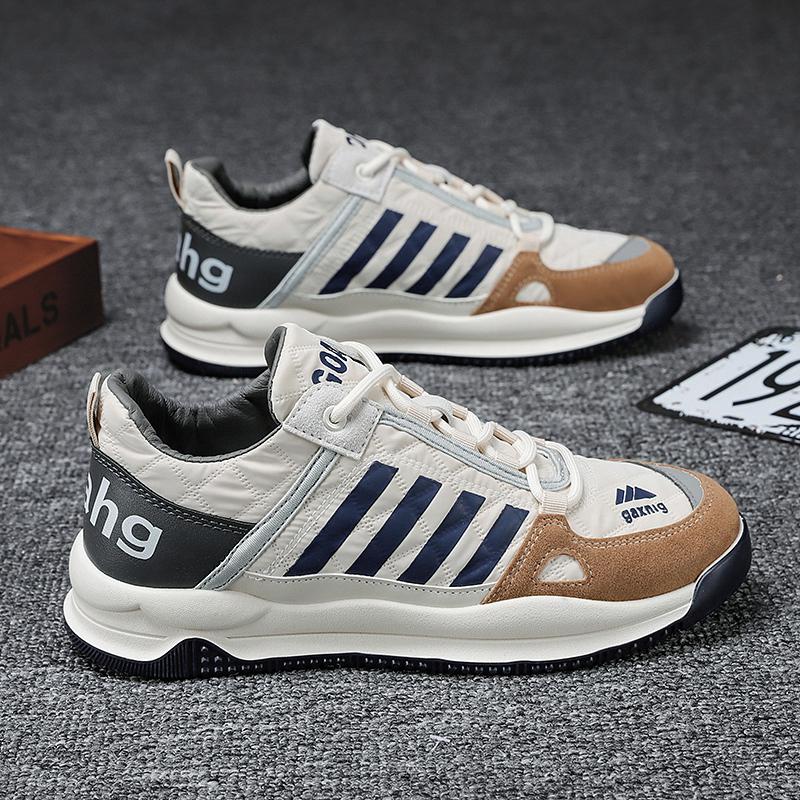 Mens Walking Shoes Comfortable Fashion Casual Lace-up Sneakers Free Shipping 2025 New Luxury Design Tennis Shoes for Men