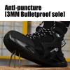 Arbeitsschutzschuhe, bruchsichere, pannensichere, durchdringende Arbeitsschuhe für Herren, hohe, leichte, verschleißfeste und sichere Arbeitsschuhe