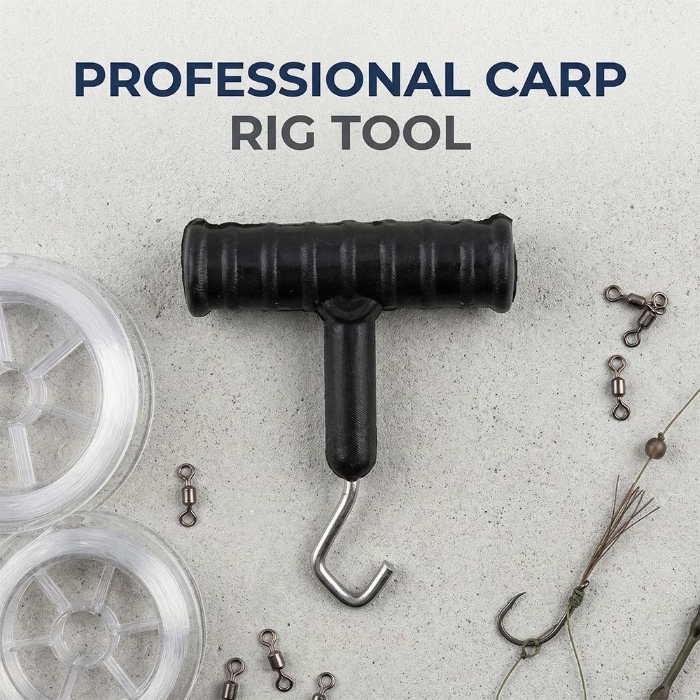 

10 Pcs ABS Fishing Knot Puller Stainless Steel Rig Puller Knot Tools Freshwater Fishing чорний