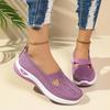 Fashion 2025 New Women's Sports Shoes, Fashionable, Breathable, Lightweight, Non-slip, Wear-resistant, Casual Sports Shoes, Flat Shoes