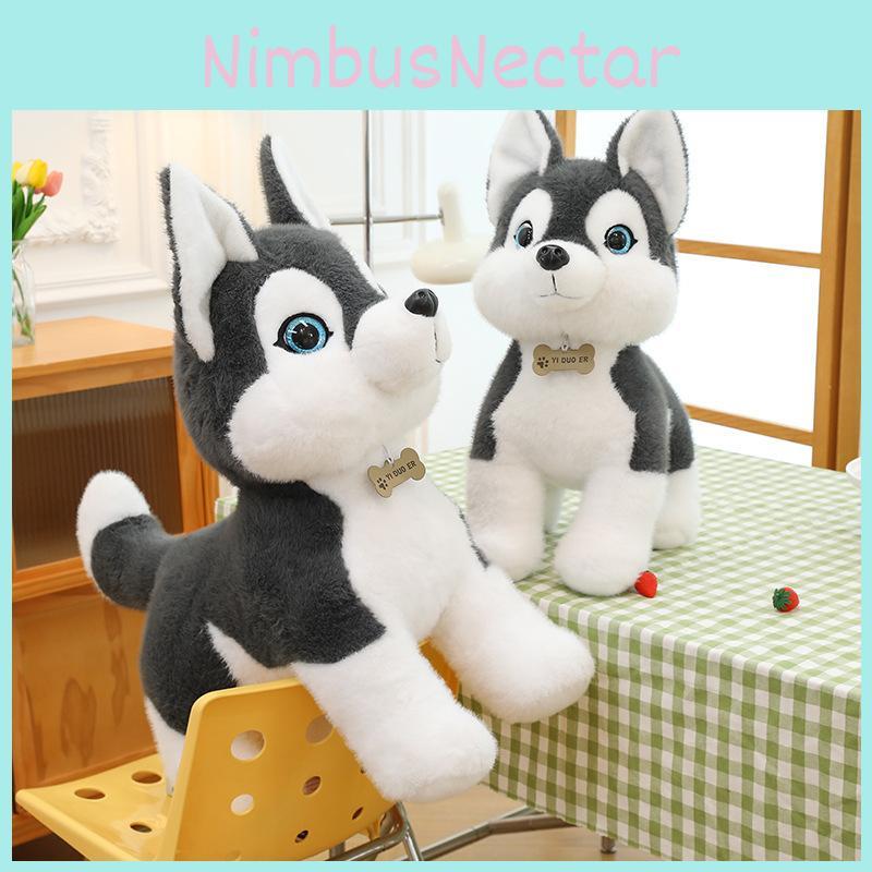 Cute Plush Husky Toys Stuffed Children Funny Pet Cartoon Souvenir Dolls Gifts