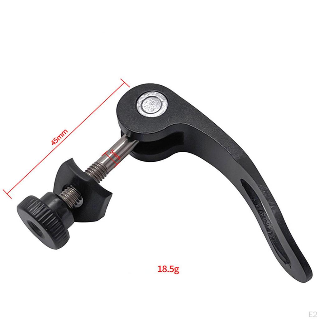 Boulon De Serrage Rapide Pour Tige De Selle De Vélo - M5 X 45mm Ou 60mm - Alliage Aluminium - Ajustement Sans Outil - Pour VTT Et Vélos Pliants