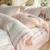 Luxury Lightweight Cotton Bedding Set Dorm Bed Sheets Pillowcases