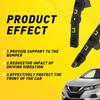 2X Driver & Passenger Side Front Bracket Bumper For 2017- Nissan Rogue Sport