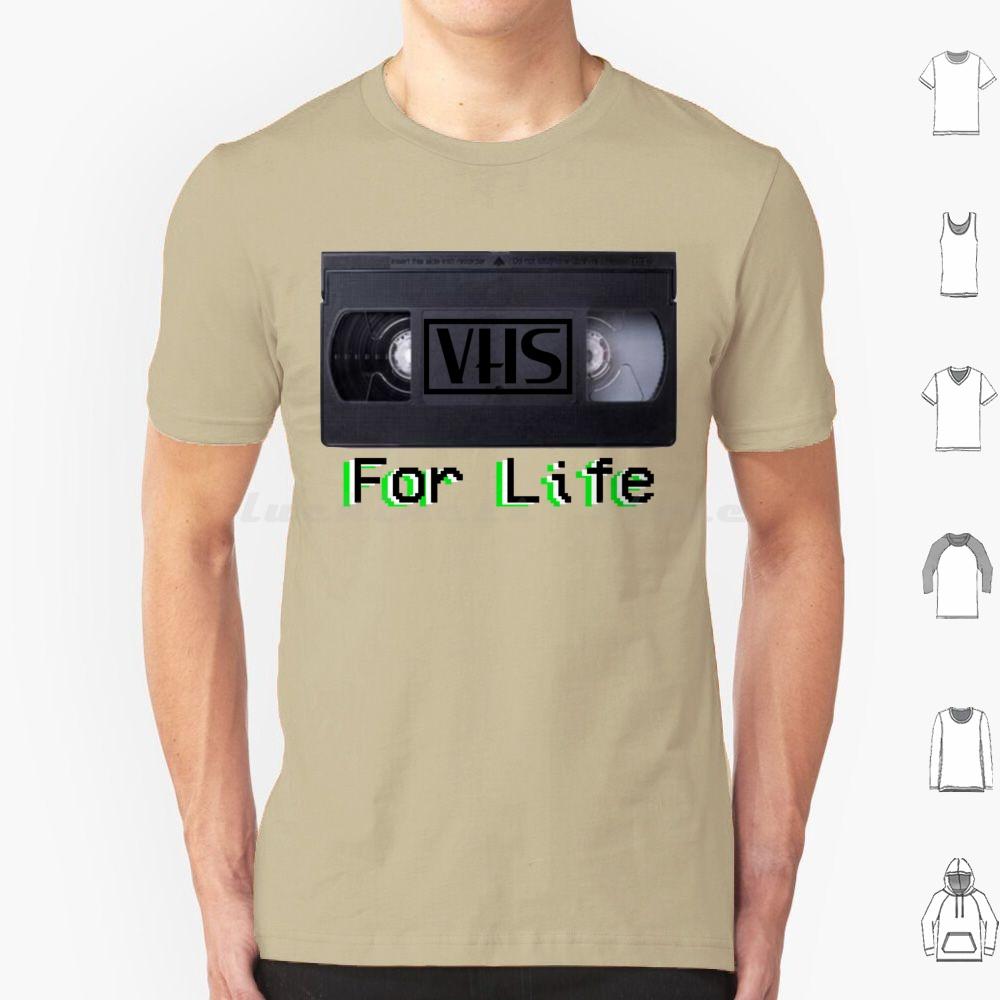 Vhs For Life T Shirt Men Women Kids 6xl Vhs Retro Video 80s 90s Vintage Scotch Blockbuster Movies Nostalgia Home Video Analog S