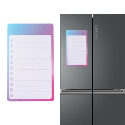 Grocery Sticker Magnetic Fridge Notepad Week Daily Planner Message Board Sticker  Schedule
