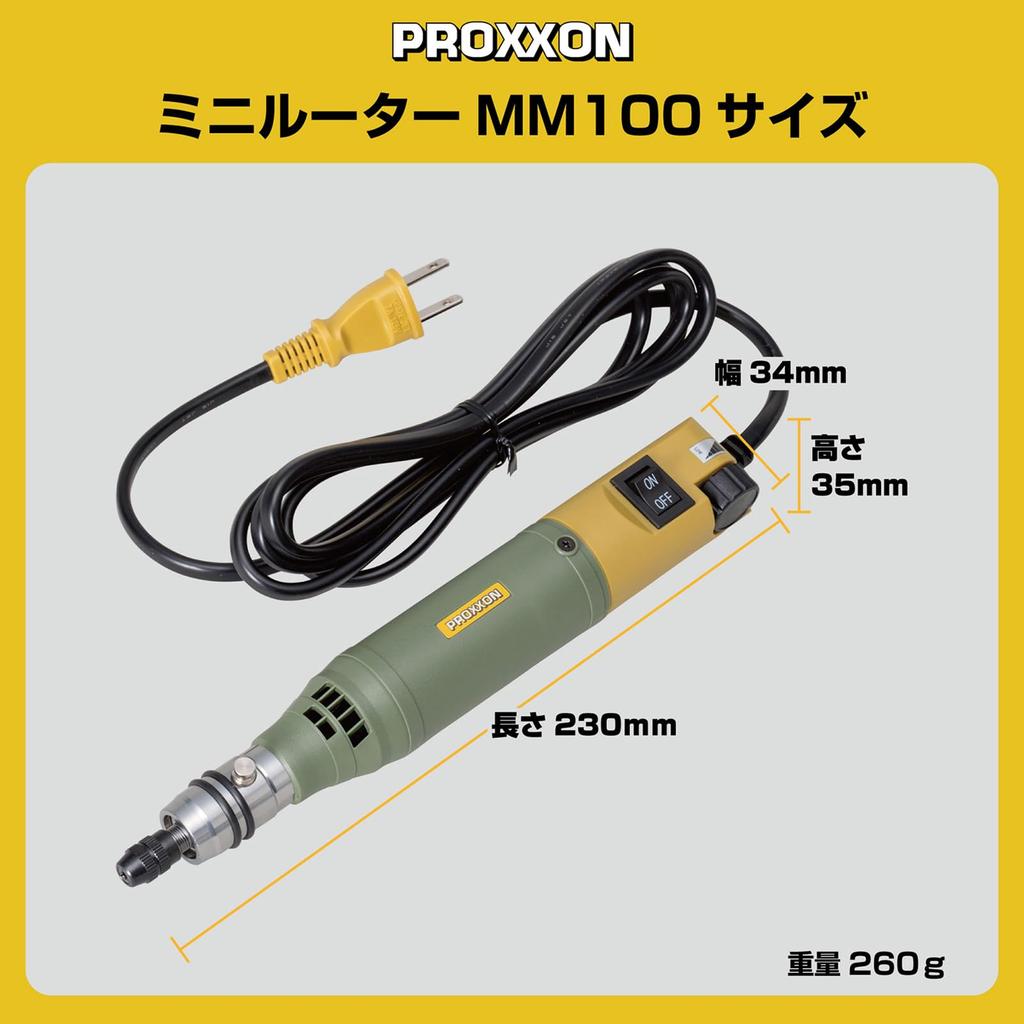 PROXXON Mini Router Set MM100 No.28525-S