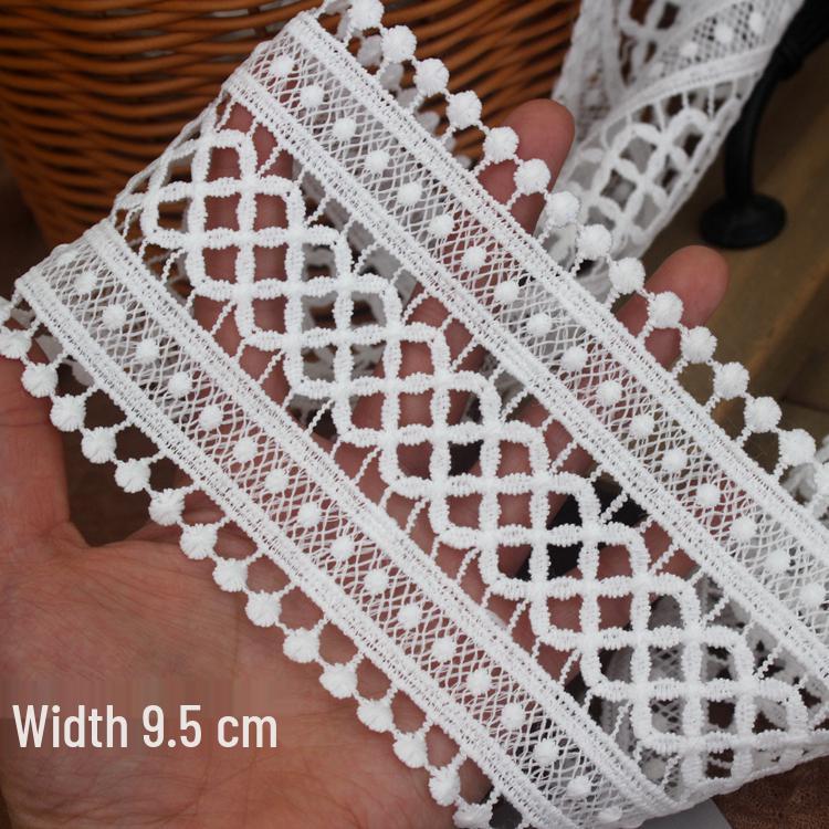 Milk Silk Lace Trim for DIY Sewing and Decorative Accessories