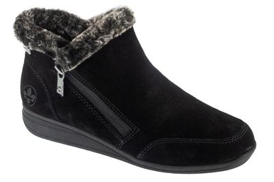Booties, Schwarze Damen Schnürschuhe