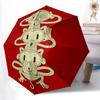 1pc Monkey Trio Automatic Open/close Umbrella, 8-Rib Sturdy Structure, Portable Travel Umbrella, Parties, Everyday Useb020