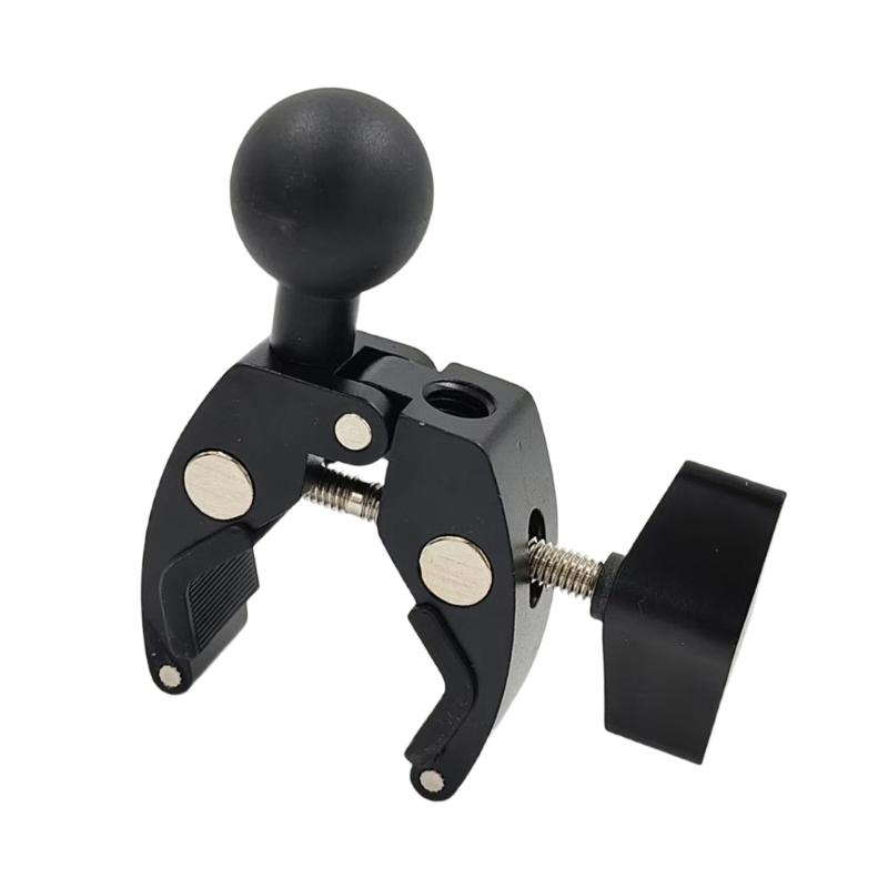 Aluminum 25mm 1Inch Ball Head Clamp Mount For 15mm To 55mm Handlebars for Phone Holders And Action Cameras