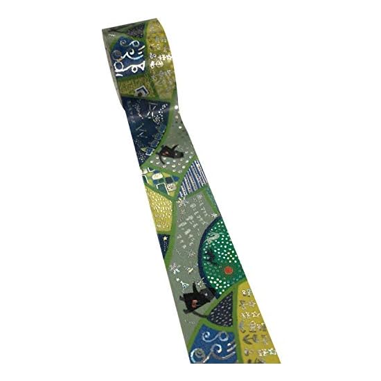 Seal-do Made in Japan Foil-Stamped Kenji Miyazawa "Ame ni mo Makezu" Kirapika Masking Tape, 27mm wid