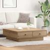 Coffee Table Artisan Oak 90 X 90 X 28 Cm Engineered Wood