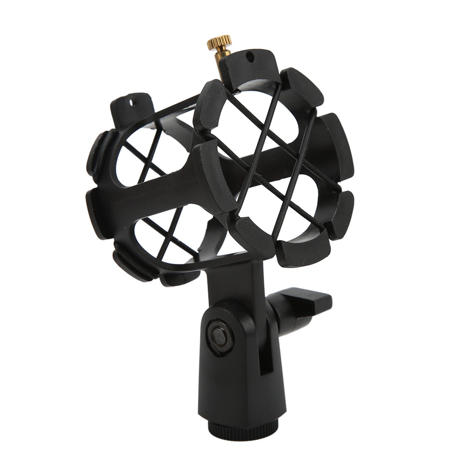 

Держатель микрофона для записи, крепление микрофона, пластиковый противоударный кронштейн для микрофона для прямой трансляции