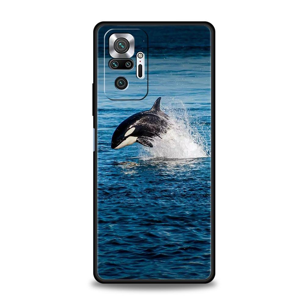 Orca Ozean schöner Schwertwal Handyhülle Für Xiaomi Redmi Note 13 12 5G 11 10 Pro Plus 4G 9S 9 8 7 9T 13C 12C 10C 9C 9A Hülle