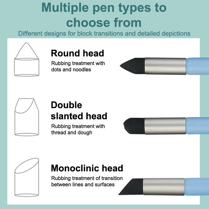 Art Essential 1/3Pcs Color Shaper Tool for Oil Painting, Pastel Blending.