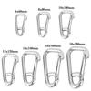D-Buckle Lock Screw Lock Climbing Gear Carabiner Chain Connecting Ring Safety Snap Hook Carabiners