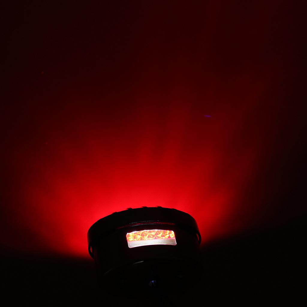 Motorcycle Tail Light Flush Mount LED Rear Stop Brake Lamp Vintage Grille Housing for Road Bike and Moped