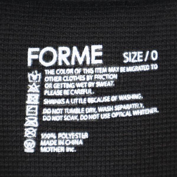 FORME Long Sleeve V-neck Knit Cardigan Black Women Used