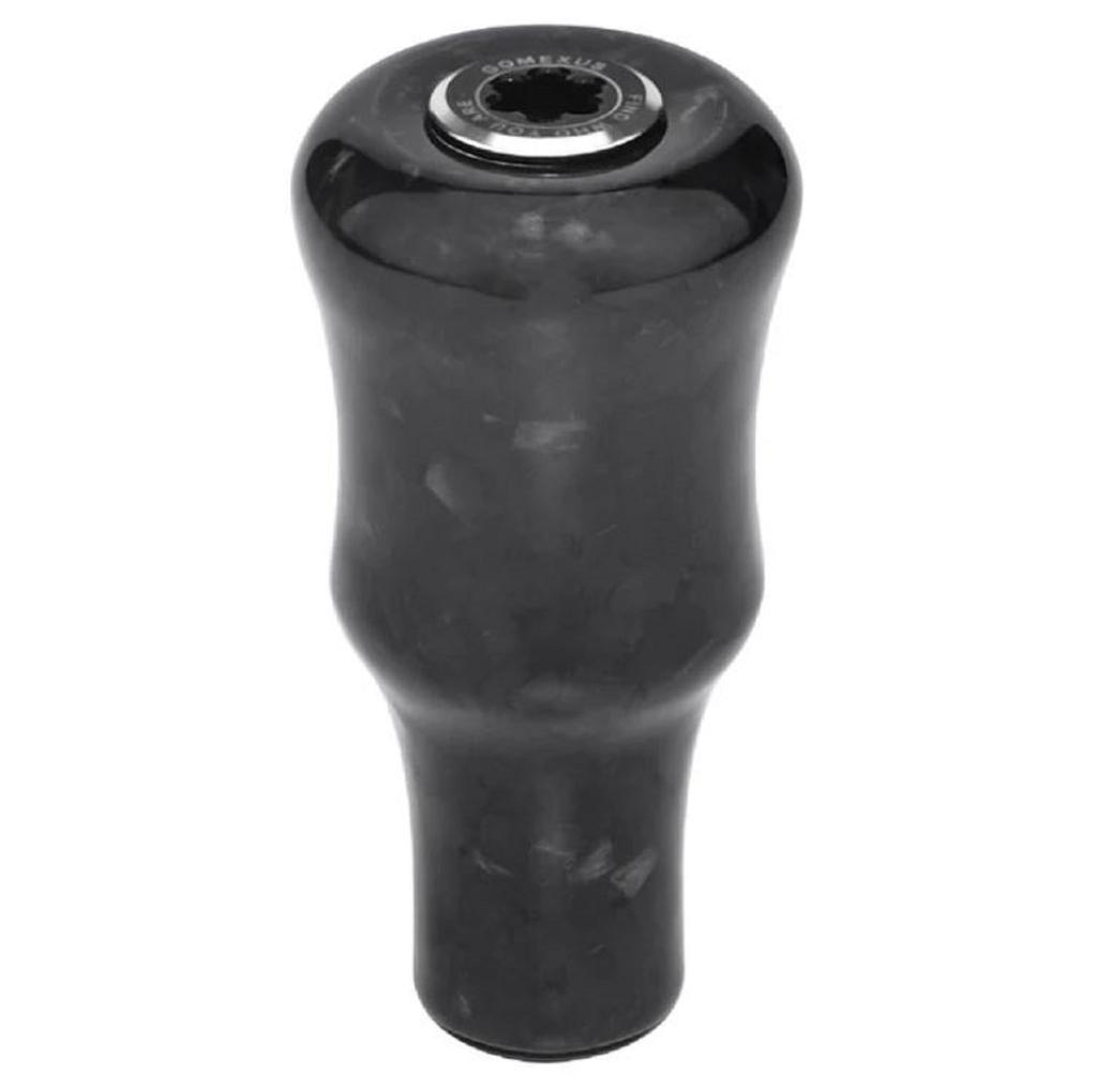 Gomexus K124DBKSR Knob Forged Carbon Black Gold Shimano A, Daiwa S (3476)