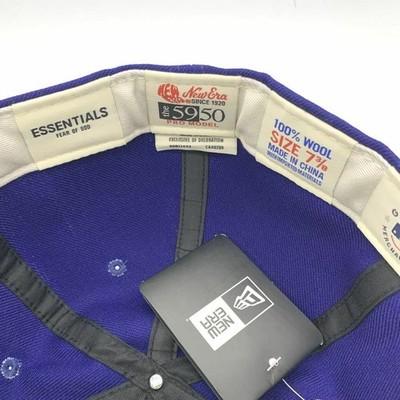 Fear God Essentials X Era 59FIFTY Cap Blue LA Dodgers Size 7 3 8 Fs