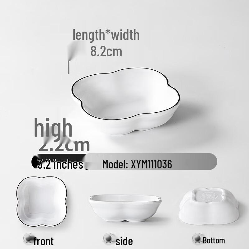 MOLUONA Melamine Dipping Dishes